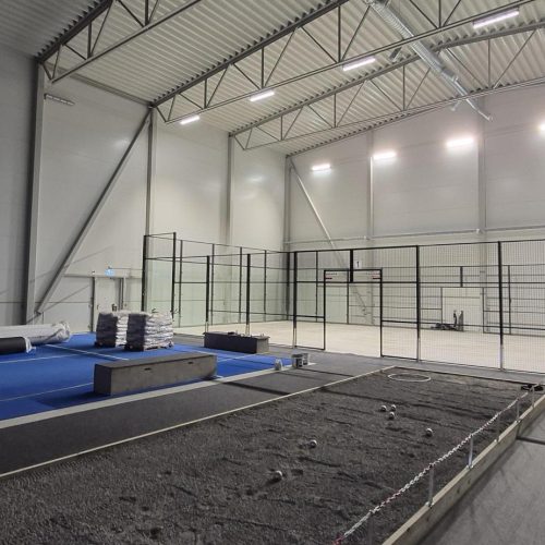 Inne i Multihallen i Strömsund